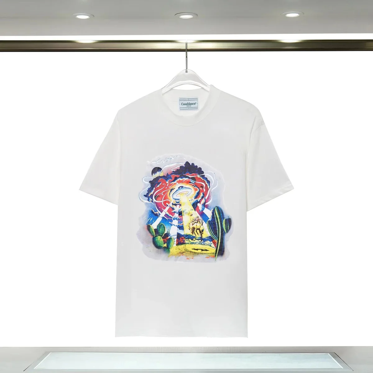 Casablanca White Art Print T-Shirt