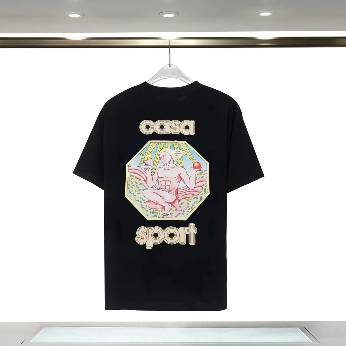 Casa Sport Black Graphic T-Shirt
