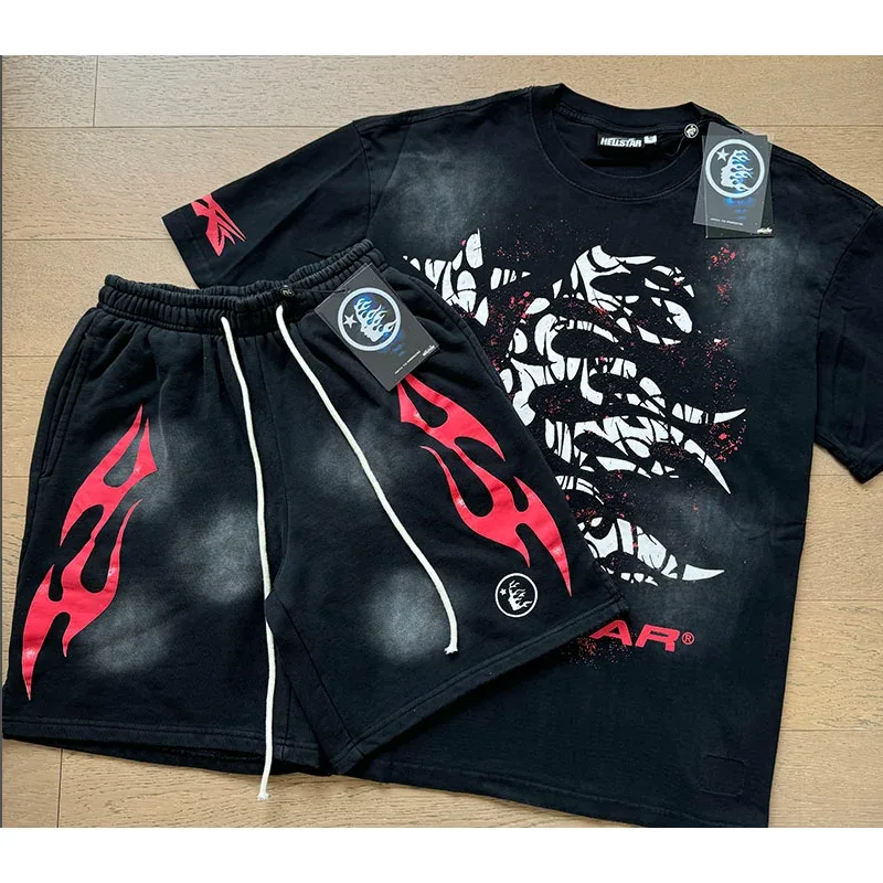 Hellstar Black Flame Graphic Co-ord Set