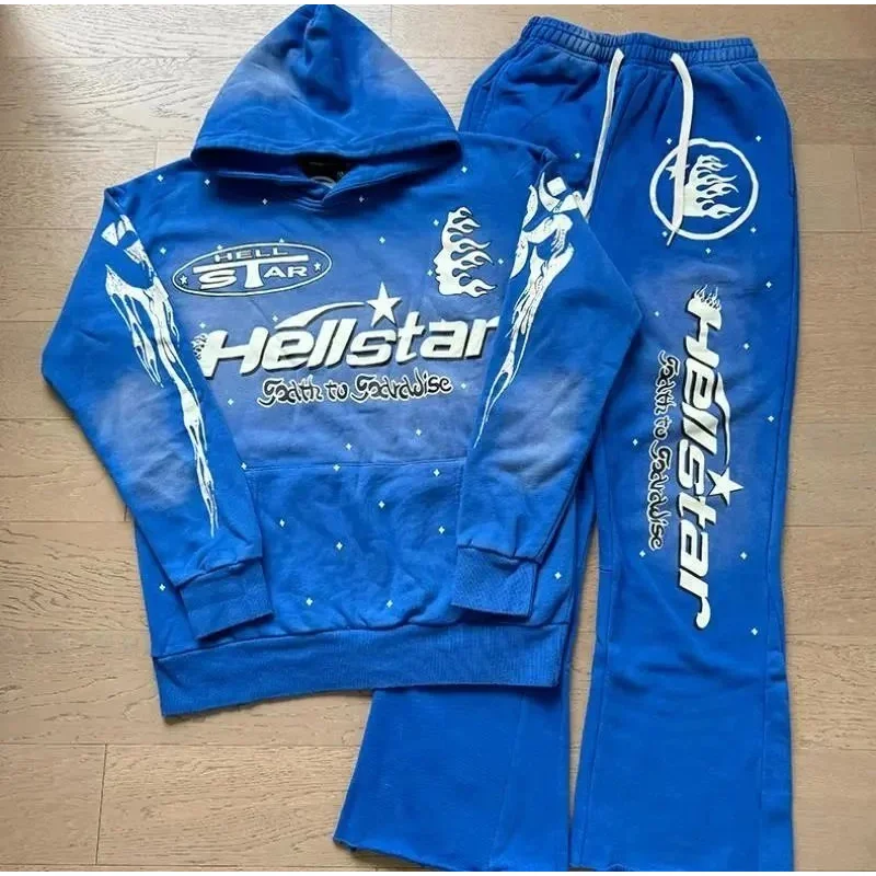 Hellstar Studios Faith to Paradise Blue Tracksuit Set