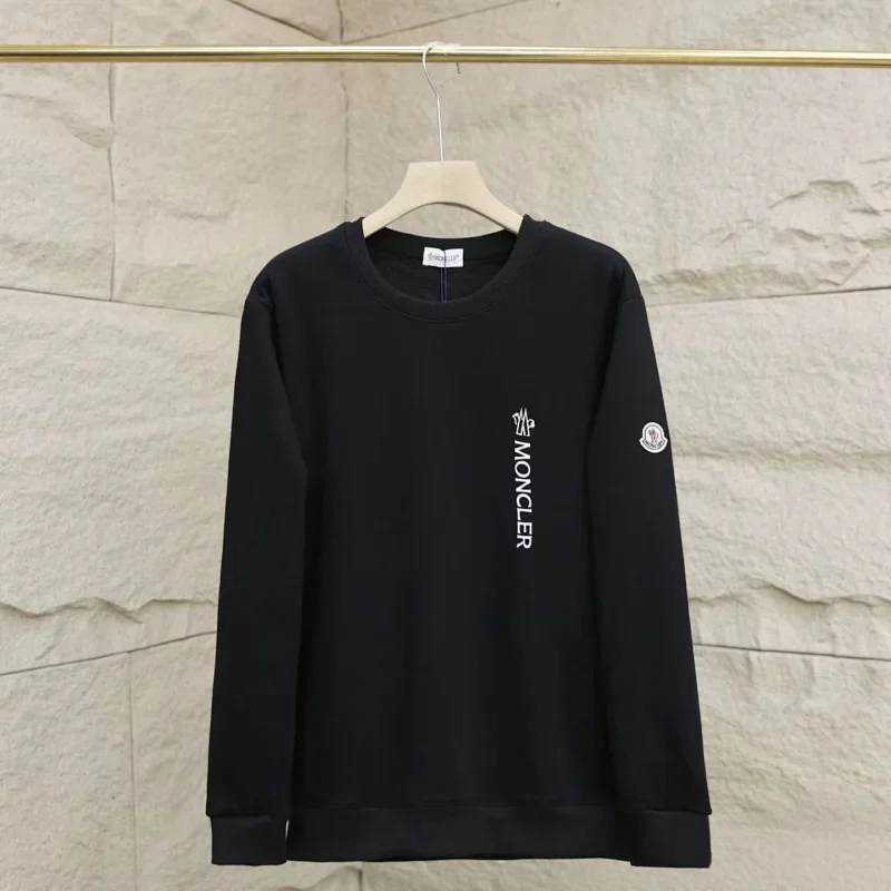 Moncler Black Vertical Logo T-Shirt