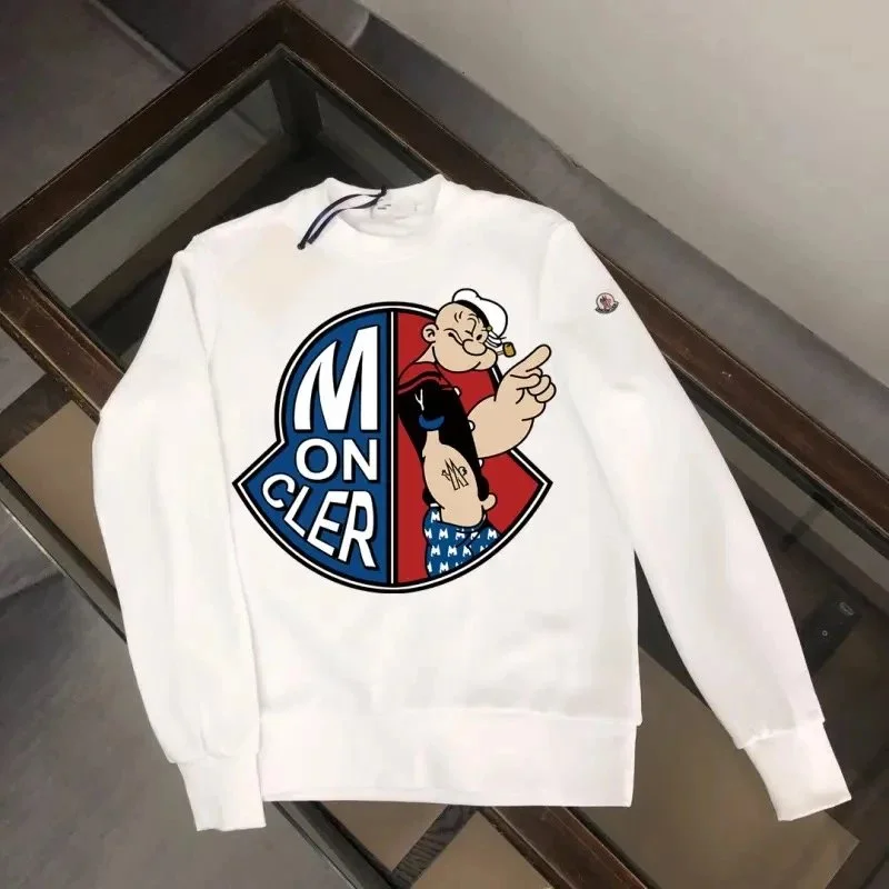 Moncler Popeye Graphic Sweatshirt White