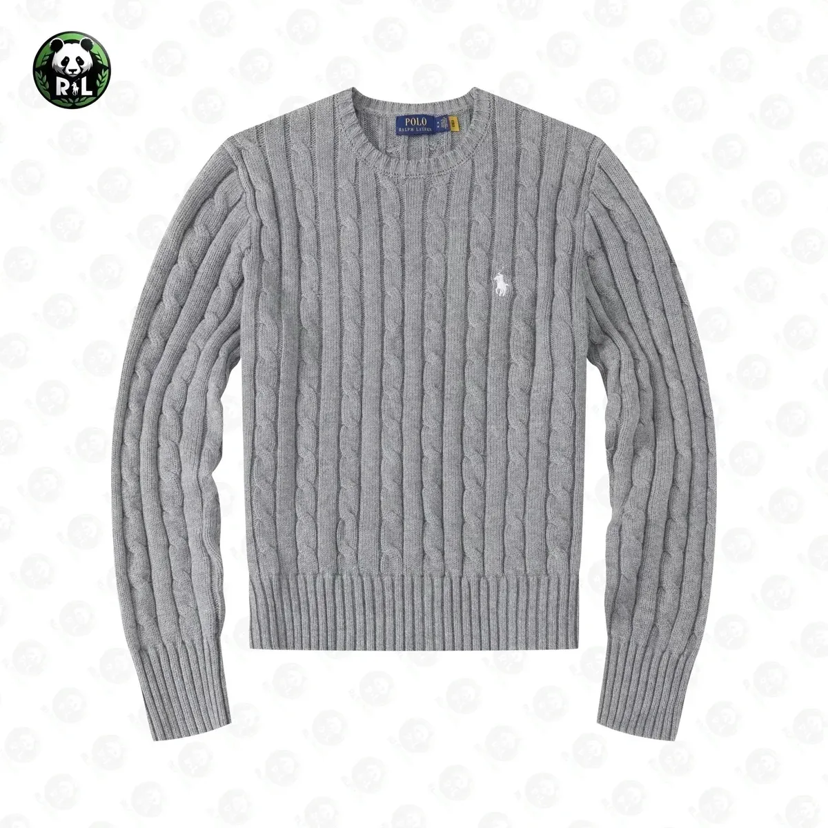 Polo Ralph Lauren Cable Knit Sweater Grey
