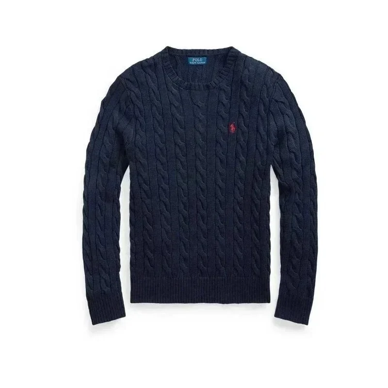 Polo Ralph Lauren Cable Knit Sweater Navy