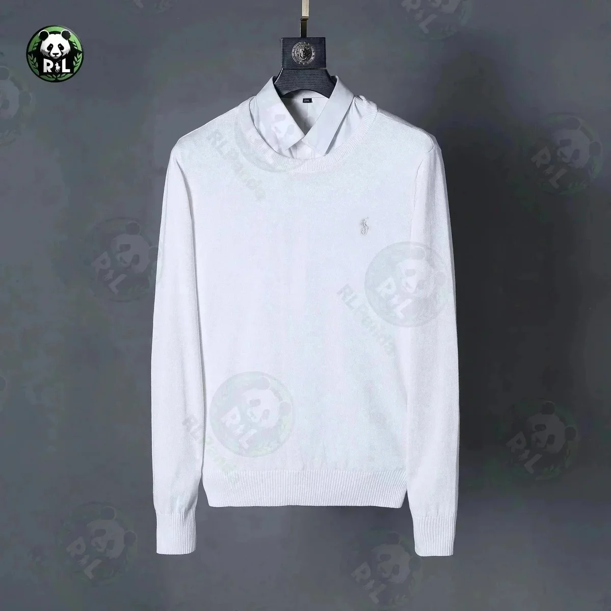 Polo Ralph Lauren Big Pony White T-Shirt & Sweater Set