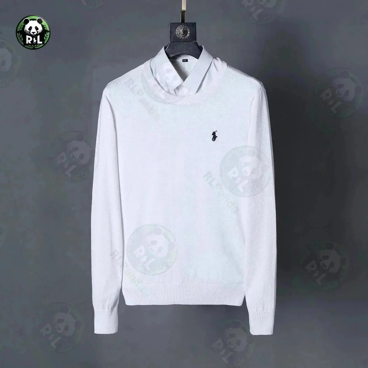 Polo Ralph Lauren White Polo Pony Sweater