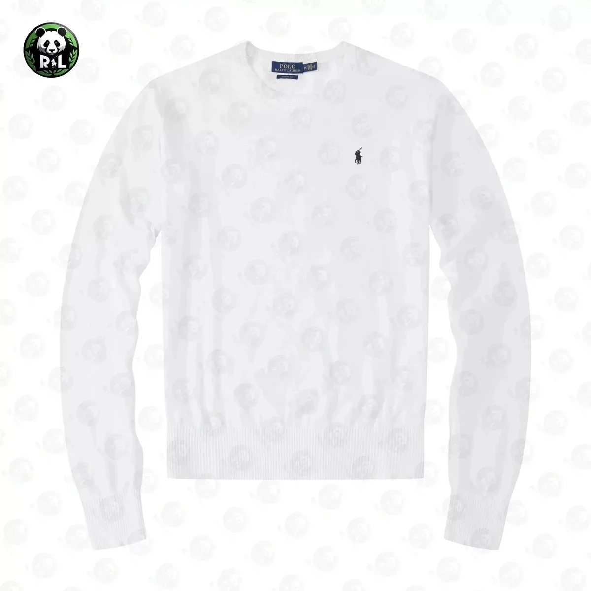 Polo Ralph Lauren White Polo Pony Sweater