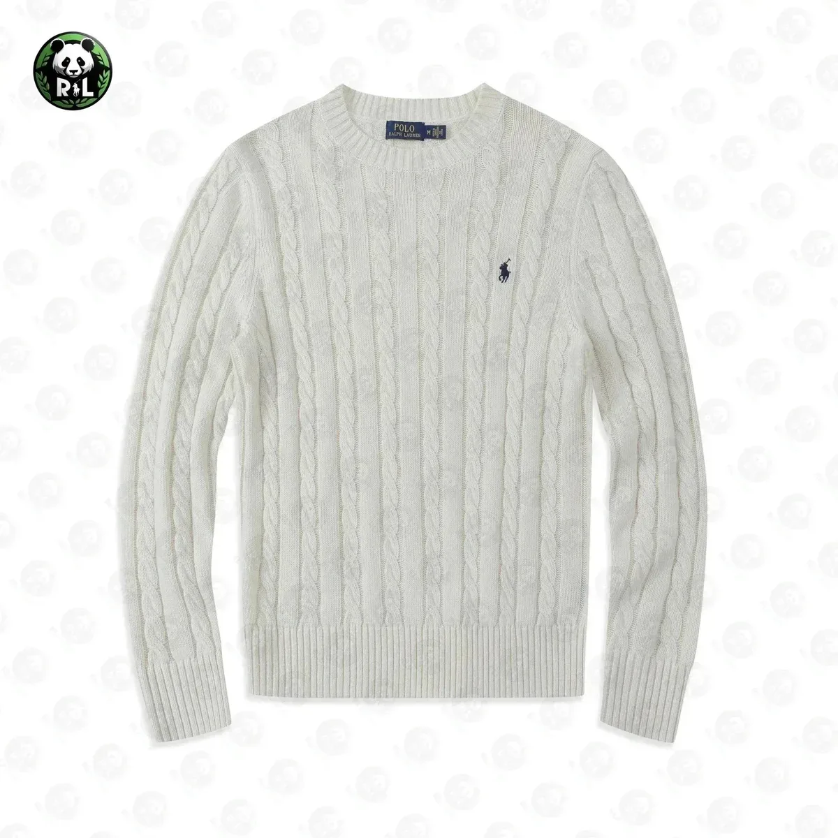 Polo Ralph Lauren Cable Knit Sweater Cream Casual