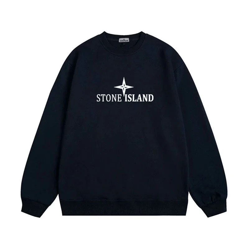 Stone Island 68-15 Navy Logo Sweatshirt