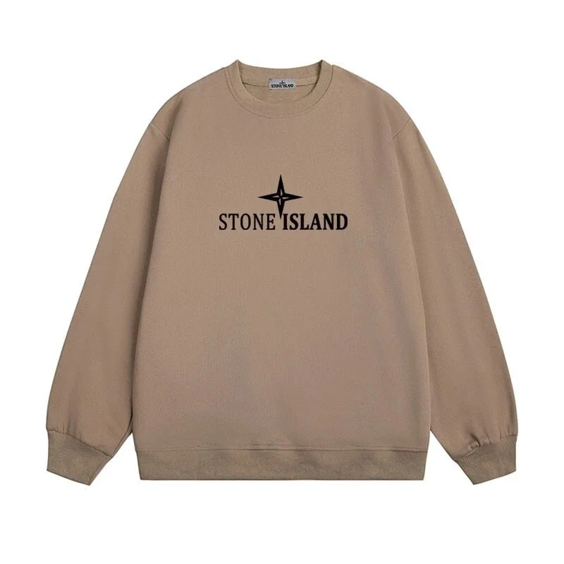 Stone Island 68-15 Beige Logo Sweatshirt