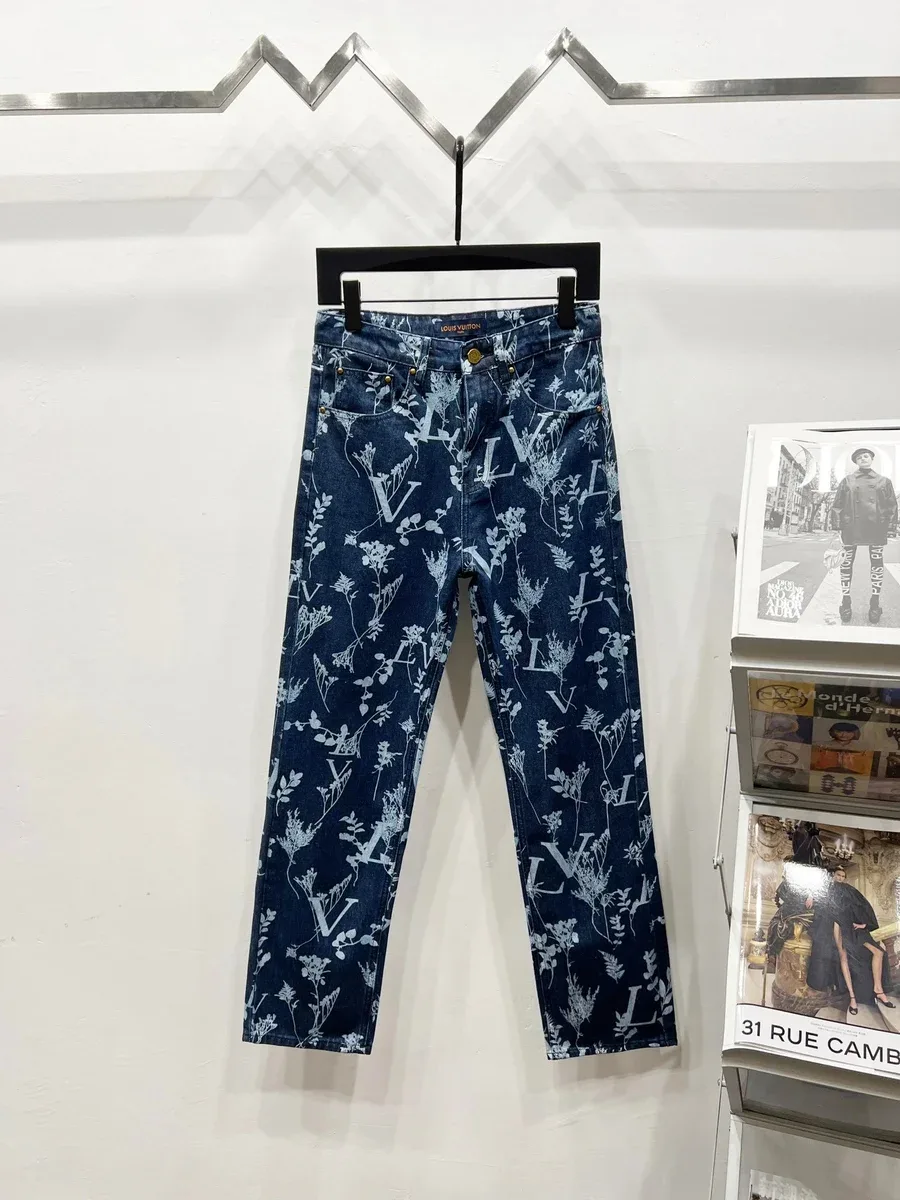 Louis Vuitton LV Monogram Floral Jeans