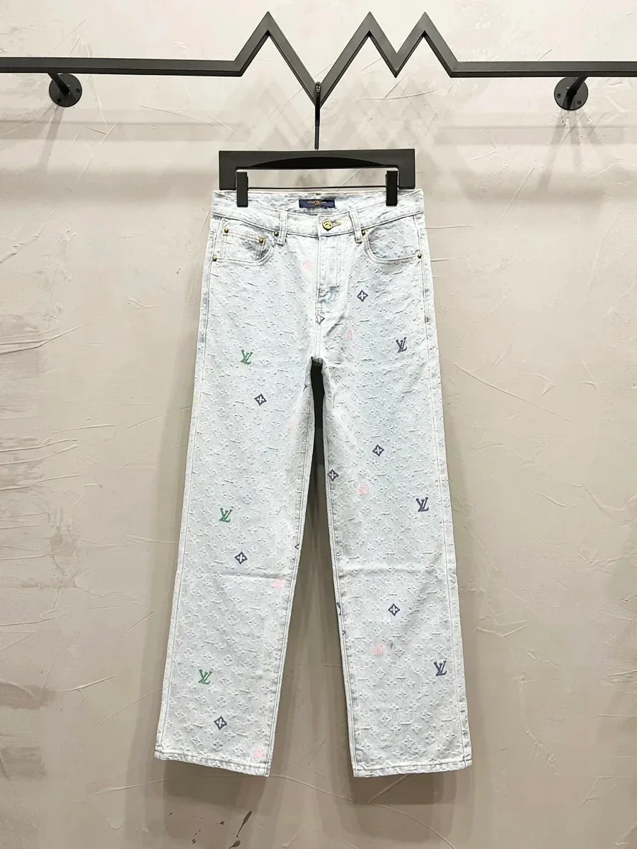 Louis Vuitton Monogram Jeans Light Blue