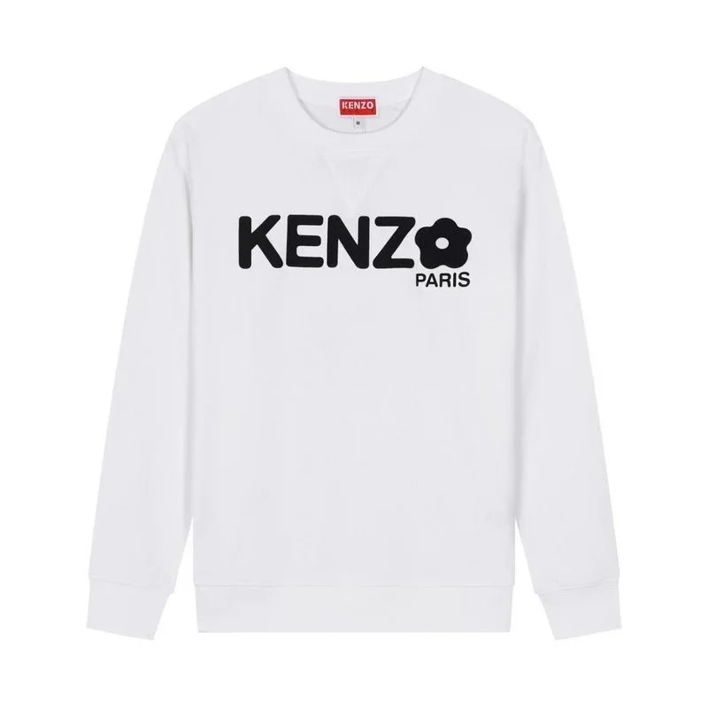 Kenzo White KENZO PARIS Logo Sweatshirt