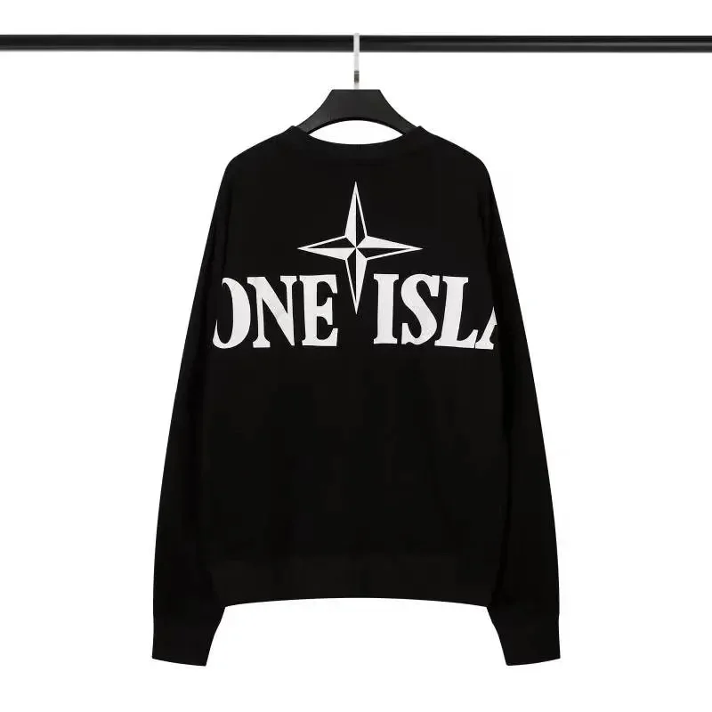 Stone Island 68-15 One Island Black Sweatshirt