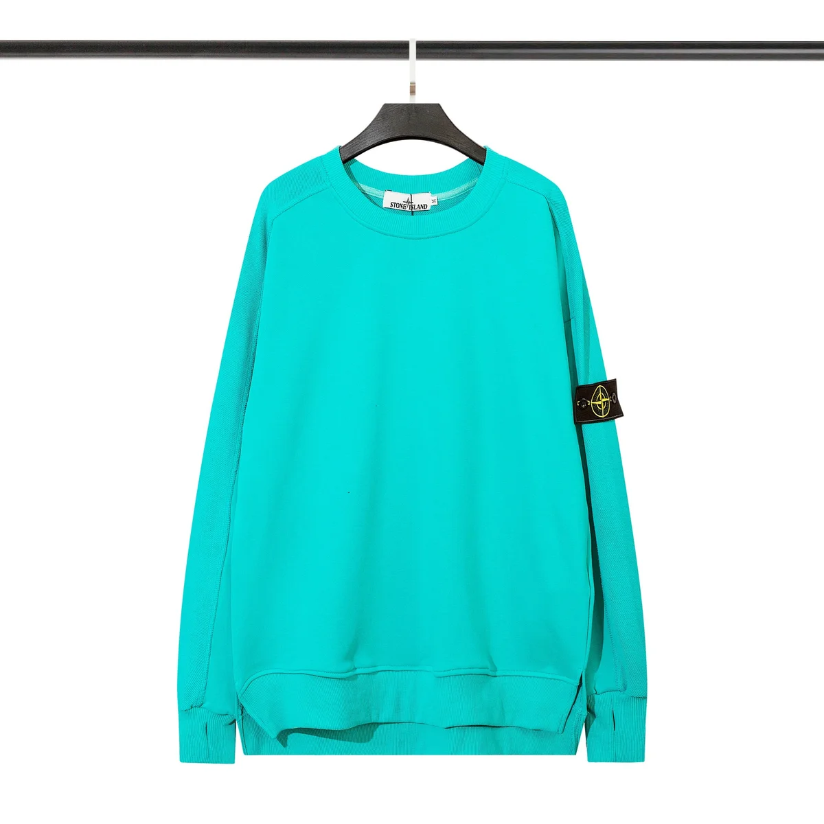 Stone Island 68-15 Turquoise Crewneck Sweatshirt