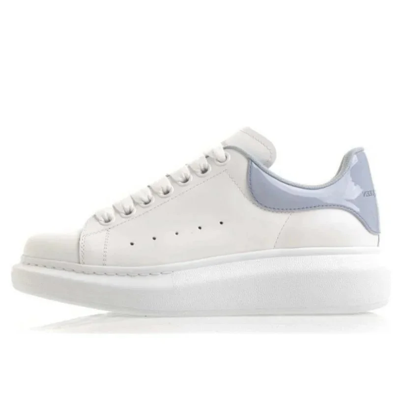 Alexander McQueen McQueen Oversized White Blue Leather Sneakers