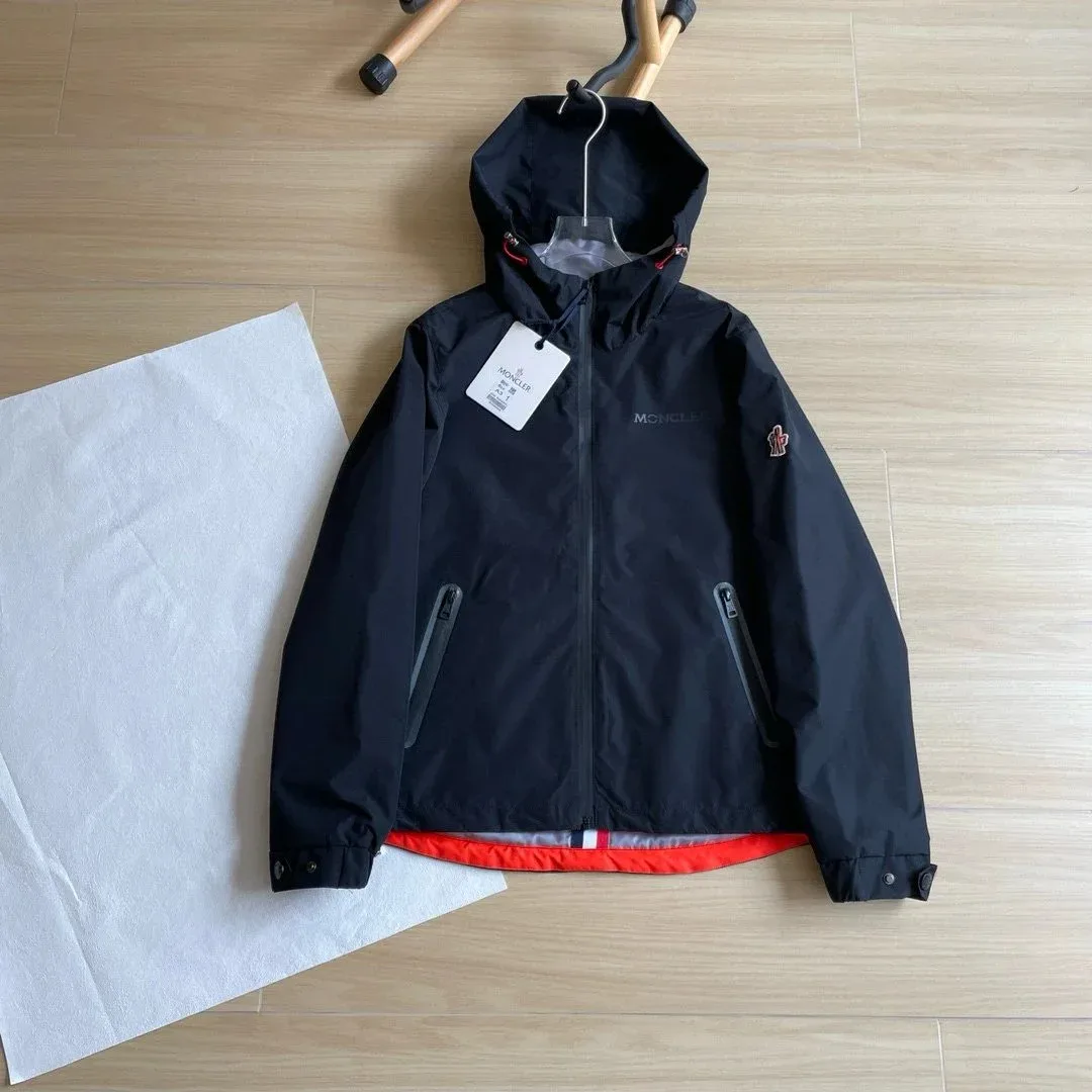 Moncler Black Hooded Jacket