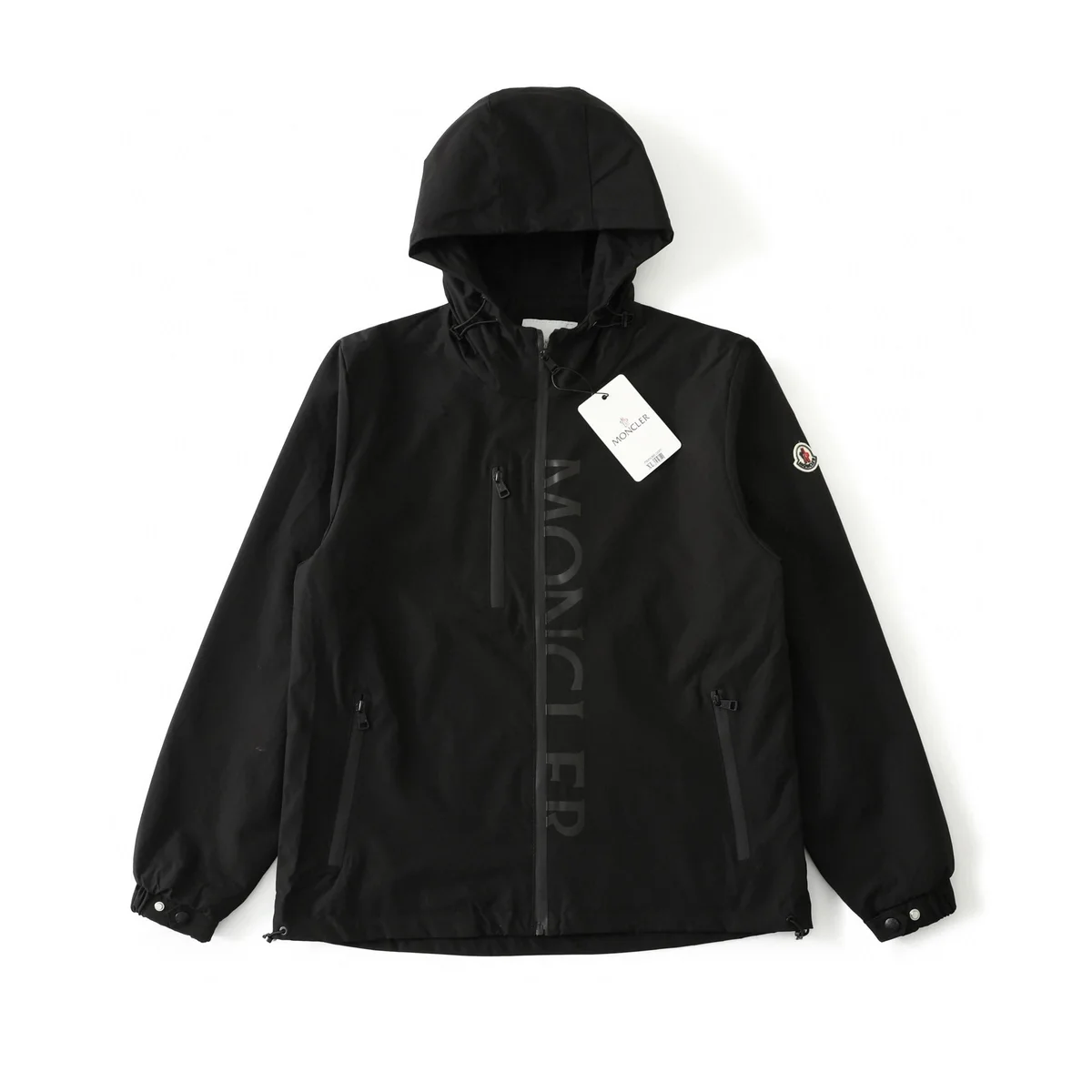 Moncler Black Logo Hooded Jacket