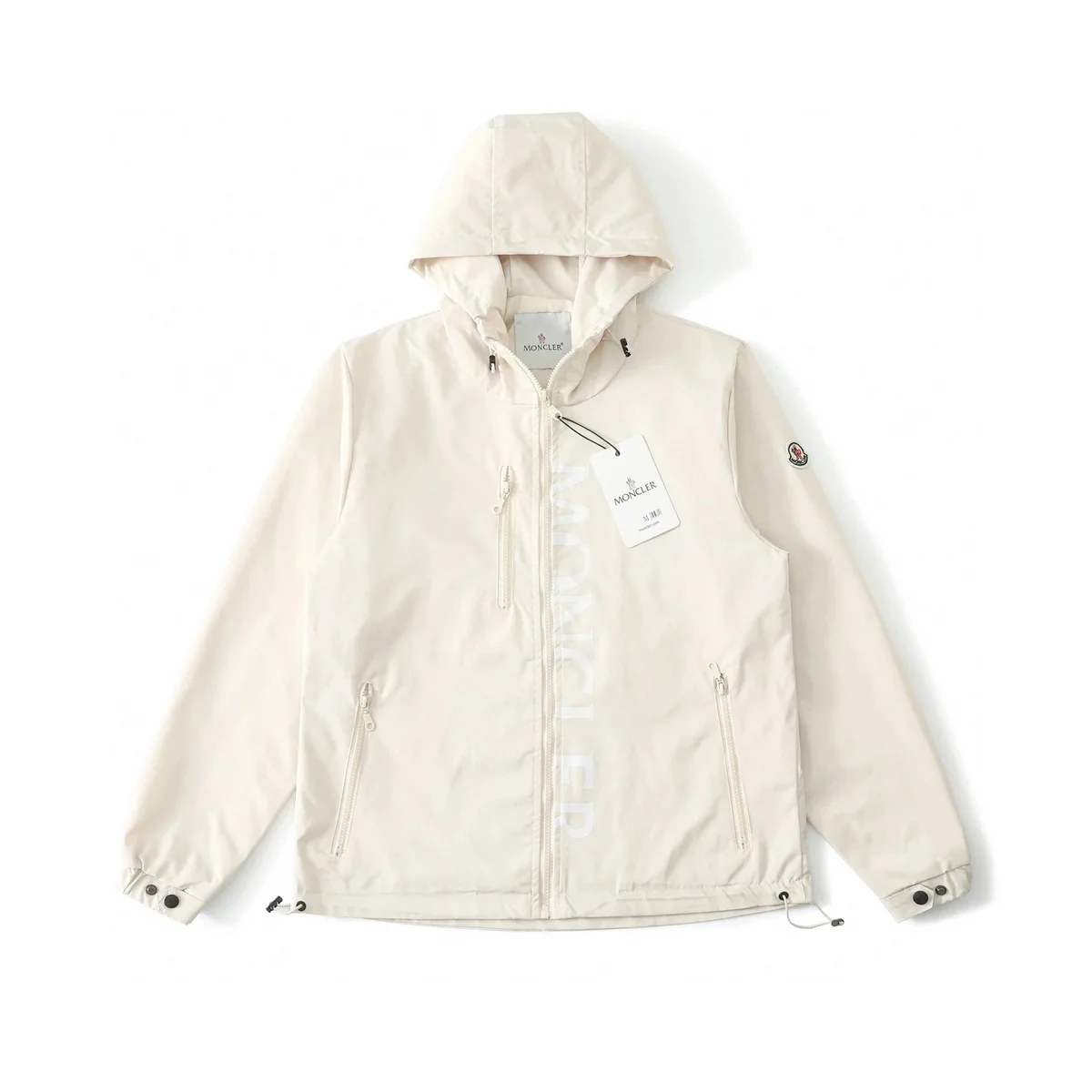 Moncler Beige Hooded Jacket