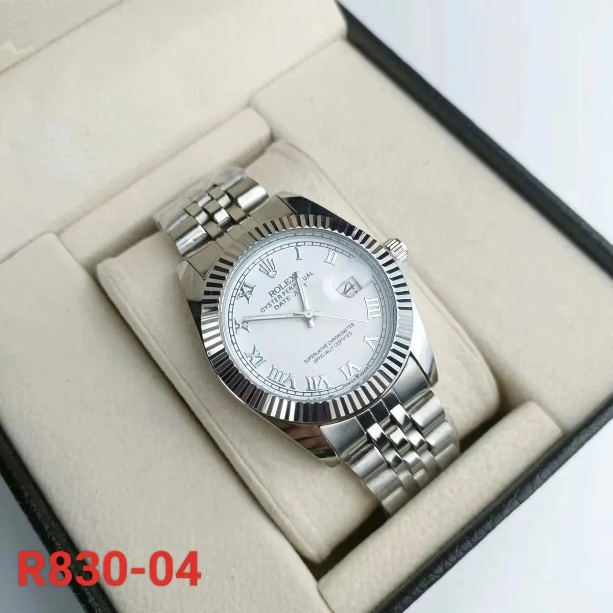 Rolex Oyster Perpetual Datejust Silver Dial Watch