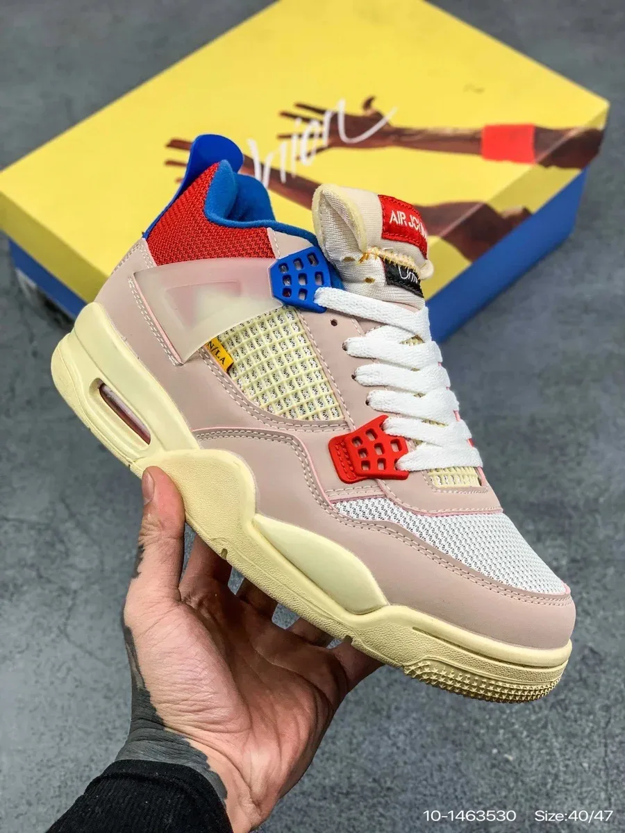 Nike Air Jordan 4 Union 'Sail/University Red' Sneakers