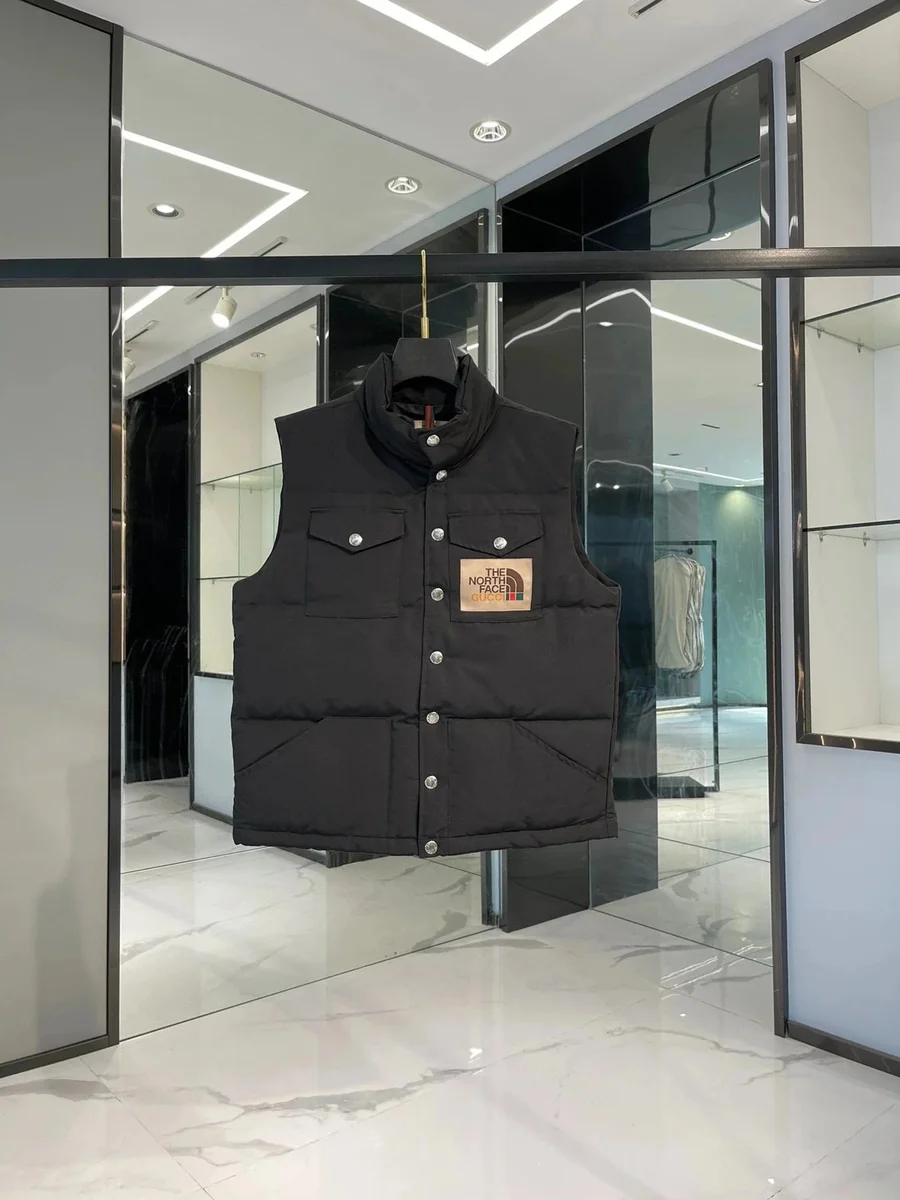 The North Face Nuptse Black Puffer Vest