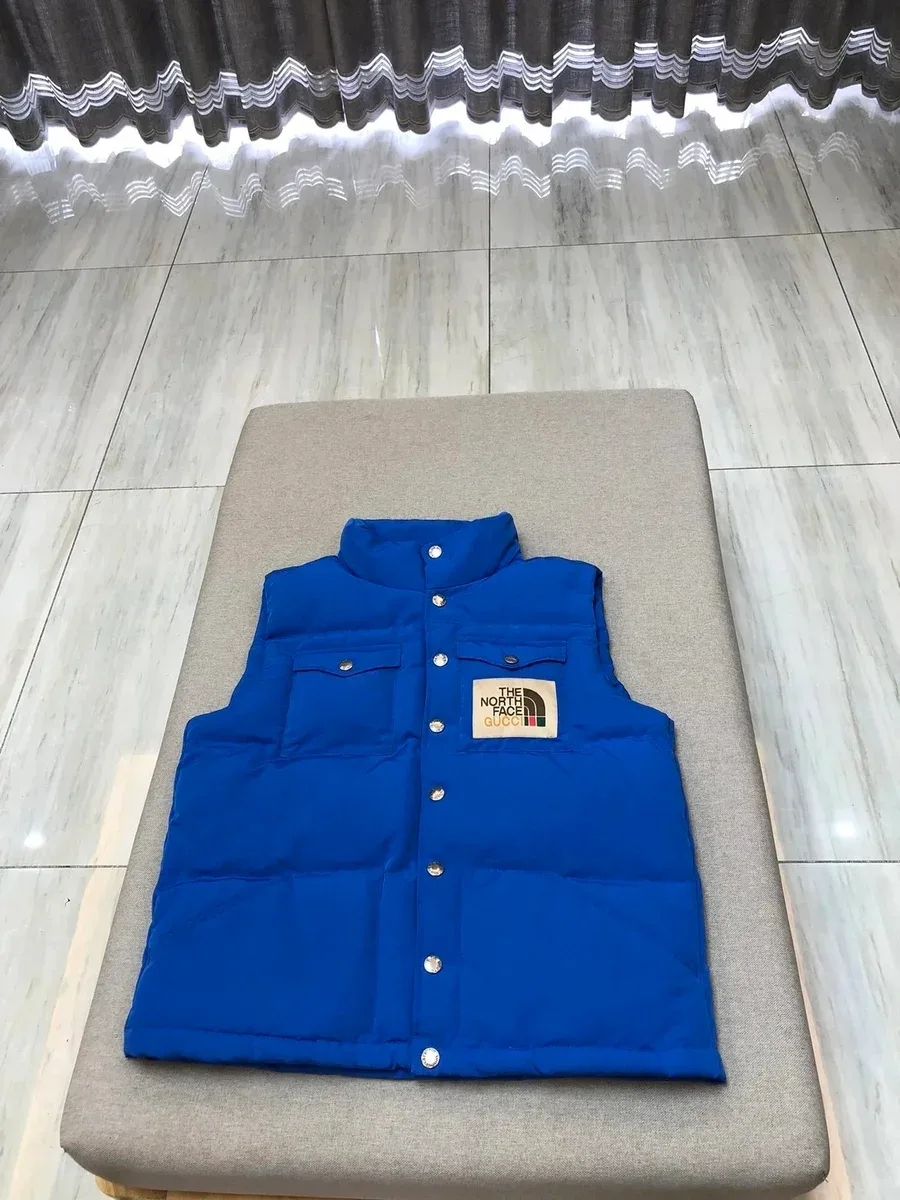 The North Face Blue Puffer Vest