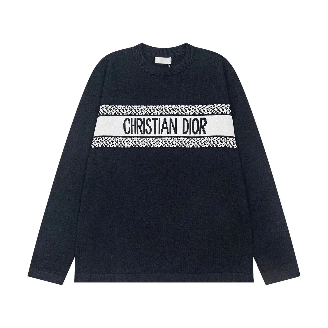 Christian Dior Black Logo Sweater