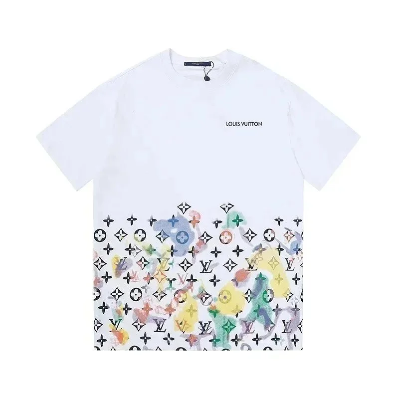 Louis Vuitton Monogram Print T-Shirt White