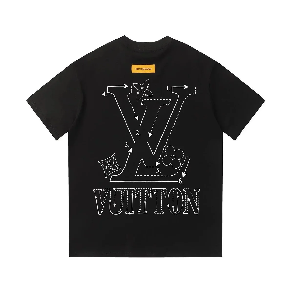 Louis Vuitton LV Monogram T-Shirt Black