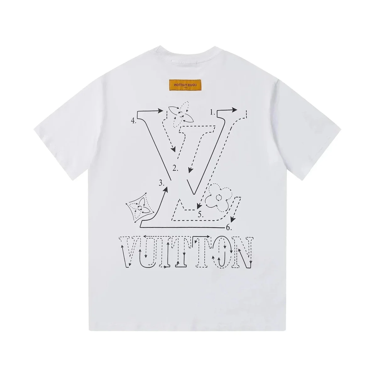 Louis Vuitton White LV Graphic T-Shirt