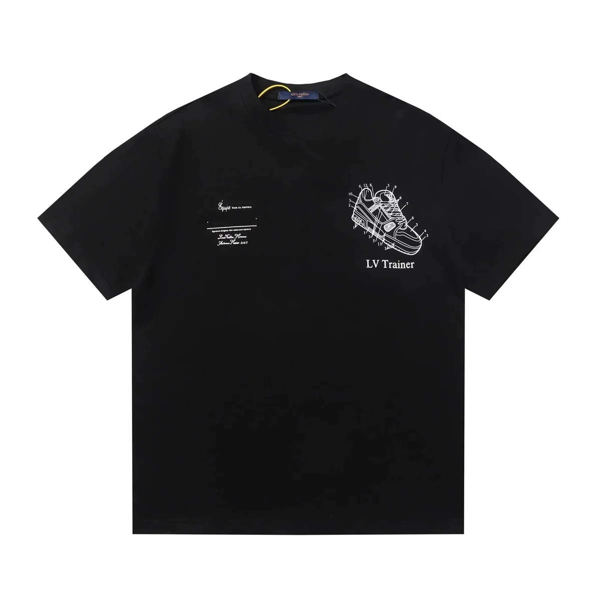 Louis Vuitton LV Trainer Black T-Shirt