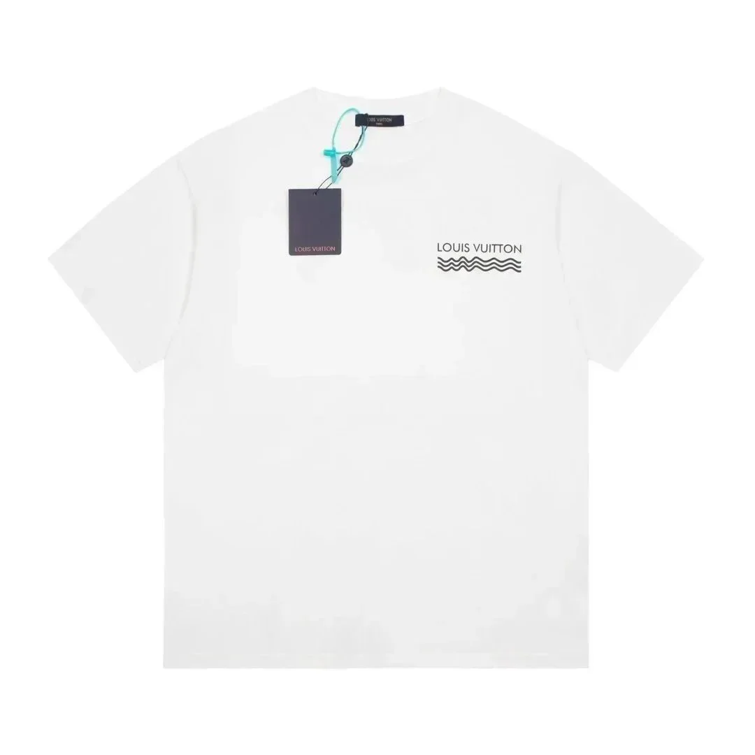 Louis Vuitton White Wave T-Shirt