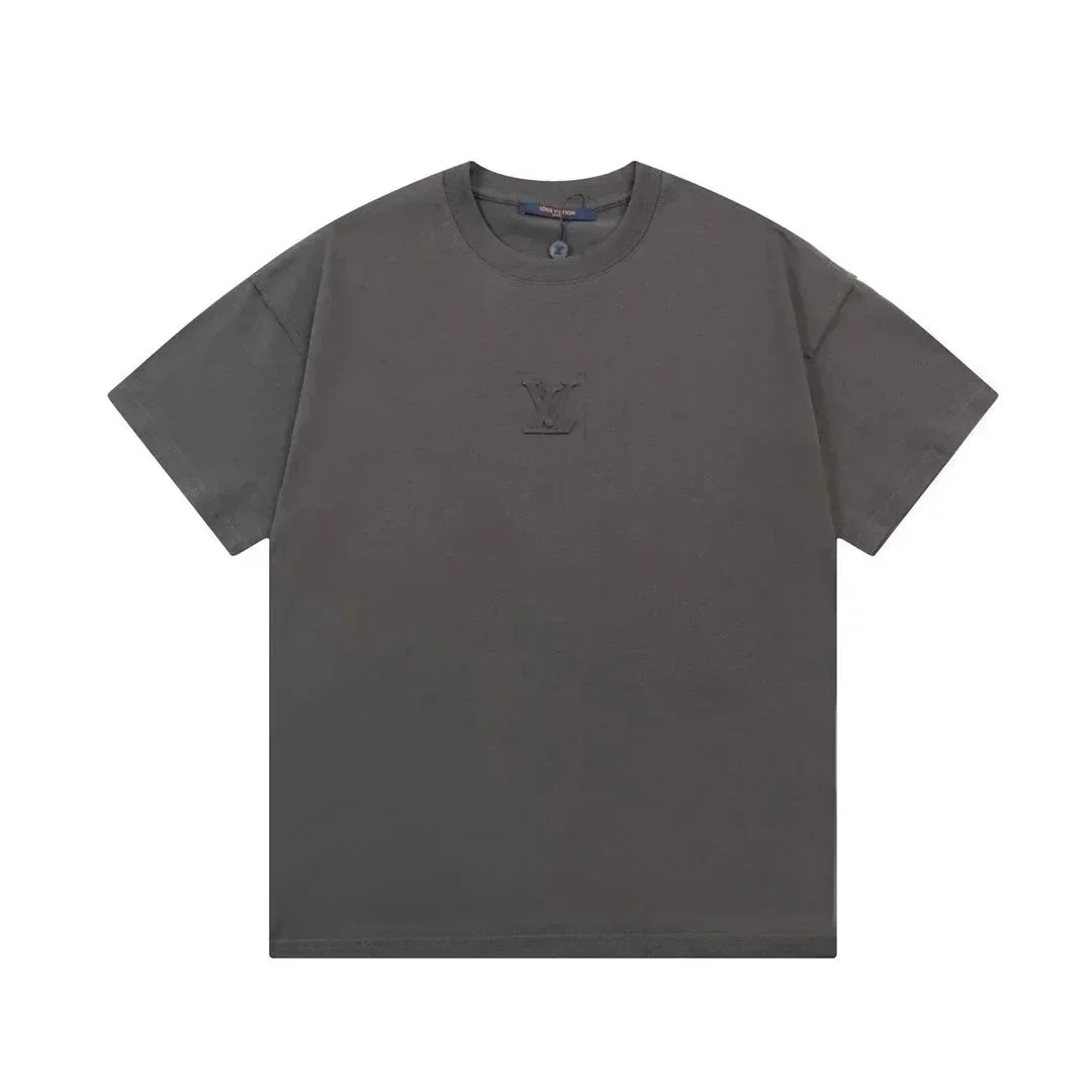 Louis Vuitton LV Monogram Embossed T-Shirt Dark Brown