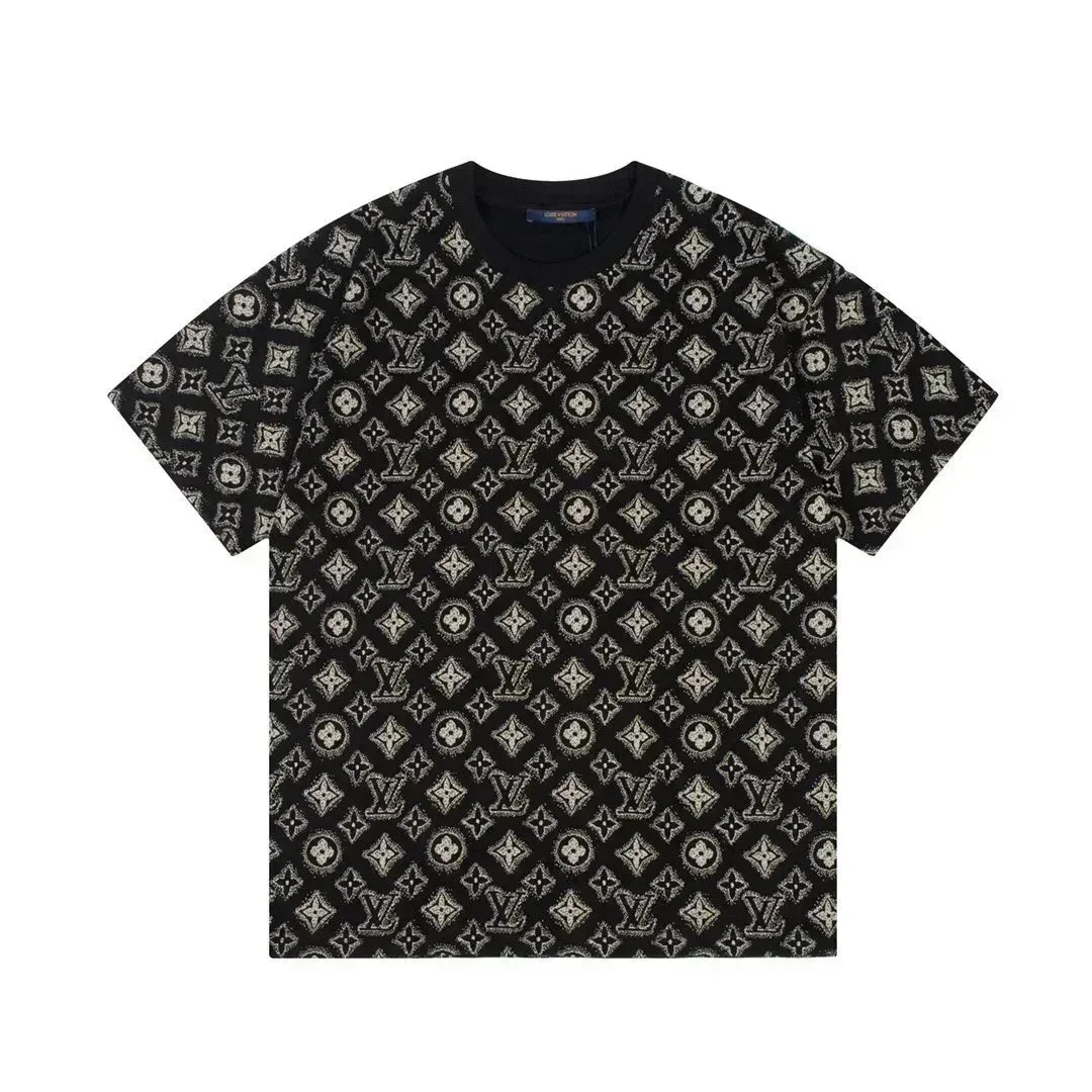 Louis Vuitton Classic Logo Monogram T-Shirt Black