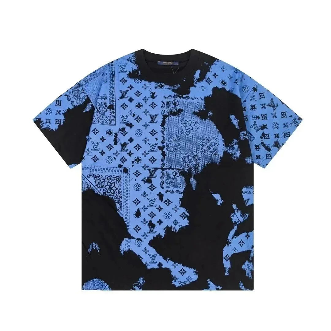 Louis Vuitton Bandana Print T-Shirt Blue/Black
