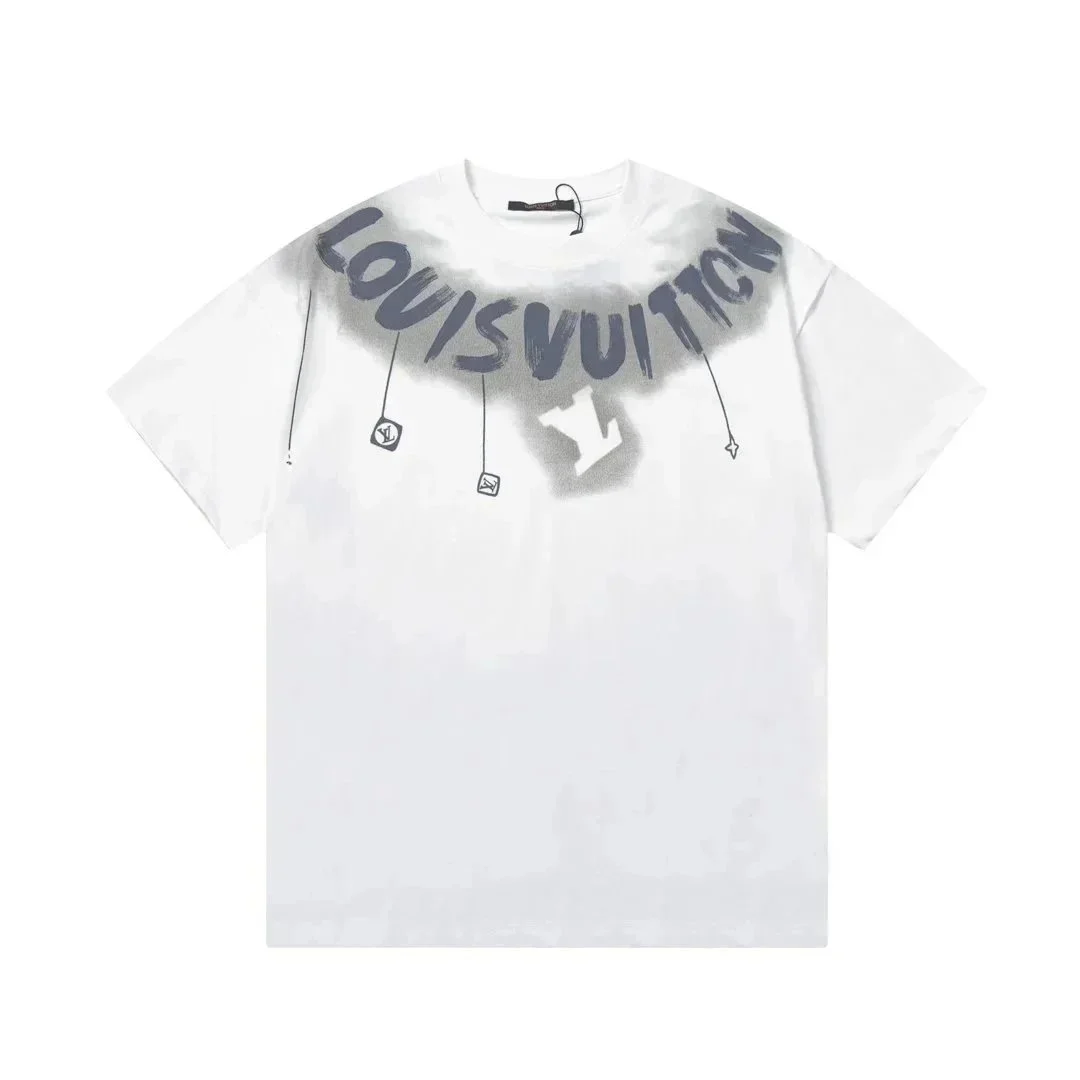 Louis Vuitton White LV Graffiti T-Shirt