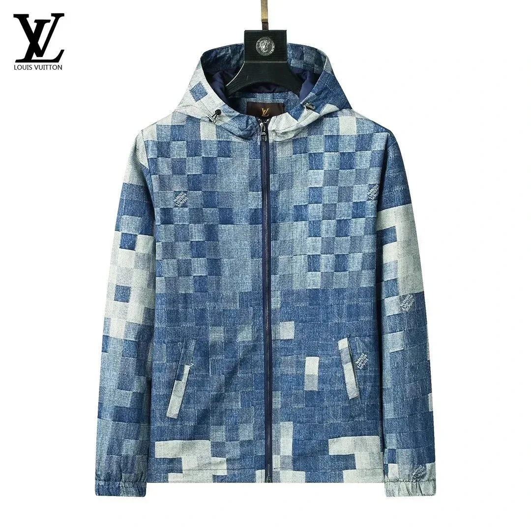 Louis Vuitton Pixel Denim Jacket Blue