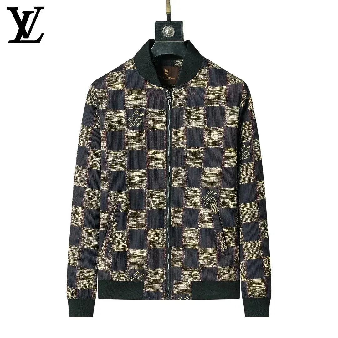 Louis Vuitton Damier Checkered Bomber Jacket