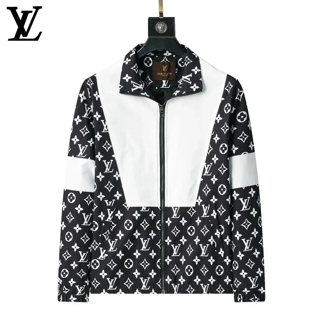 Louis Vuitton Tabi Monogram Print Jacket Black/White