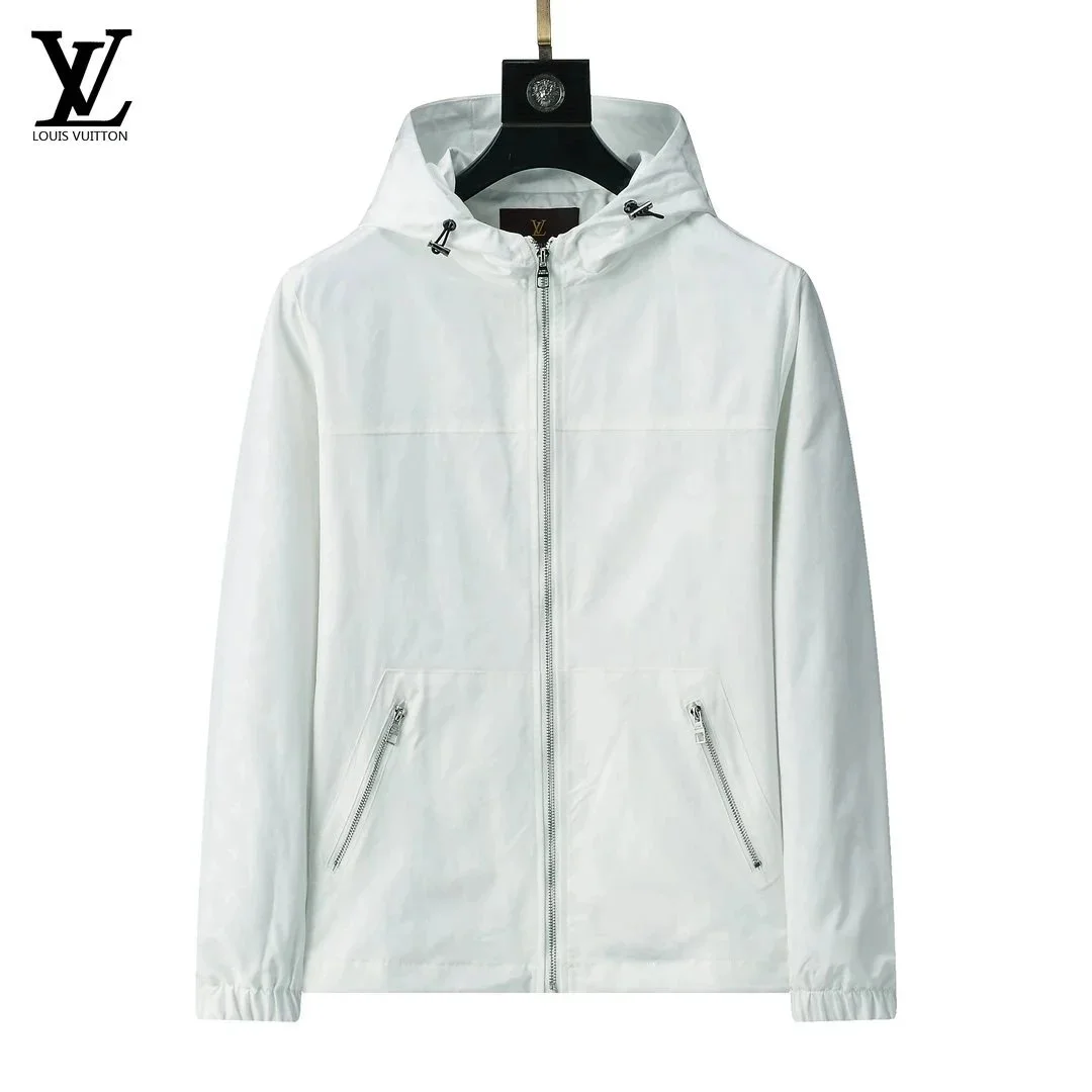 Louis Vuitton White Leather Jacket