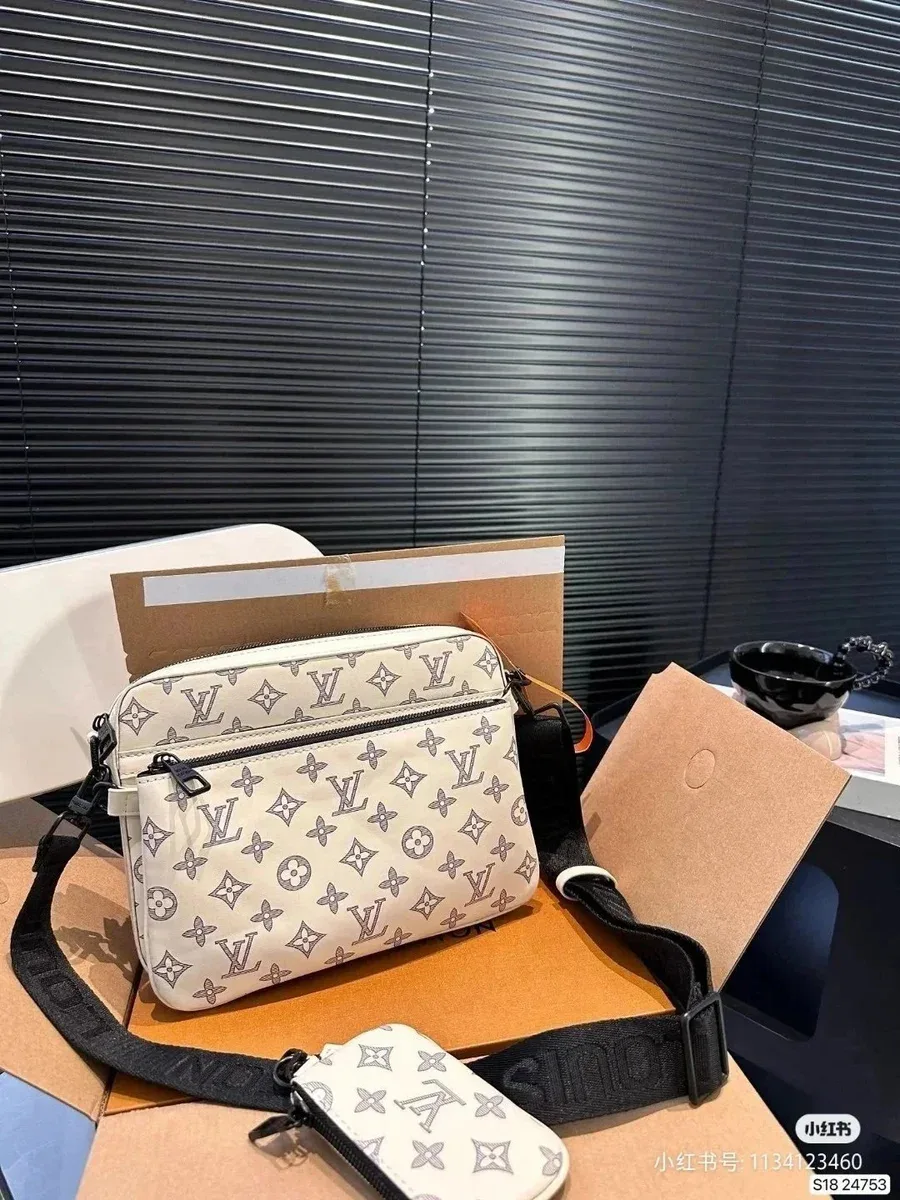 Louis Vuitton Neverfull Monogram Crossbody Bag White
