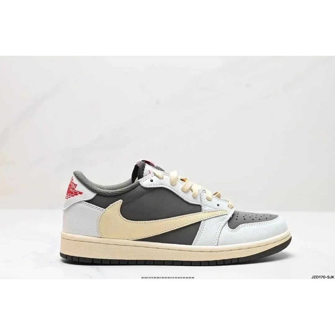 Nike Air Jordan 1 Low Sail/University Red Sneakers