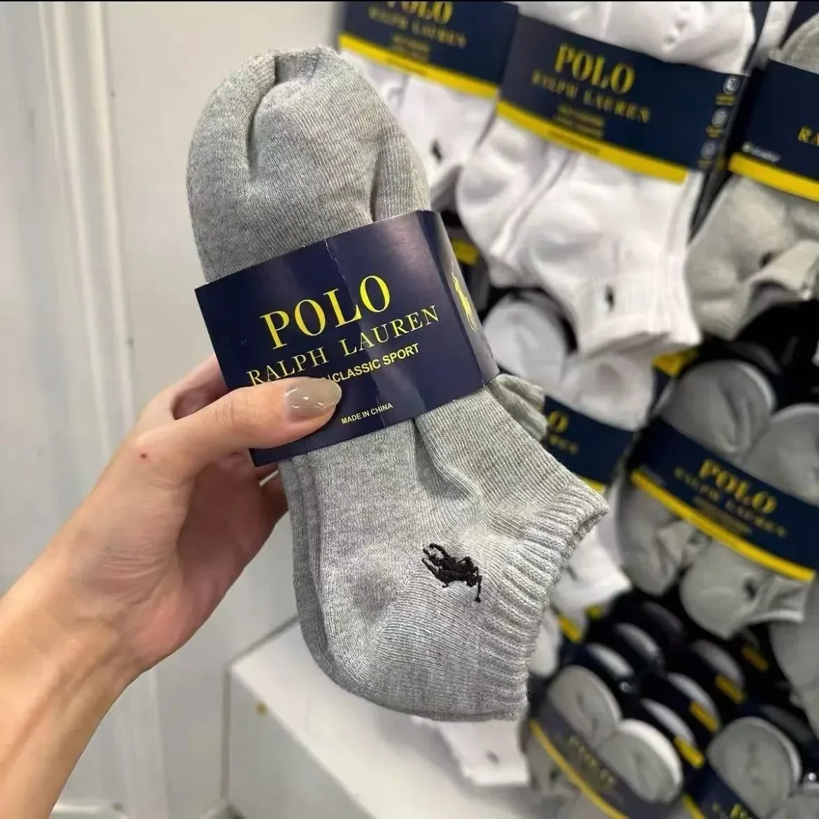 Polo Ralph Lauren Classic Sport Grey Socks