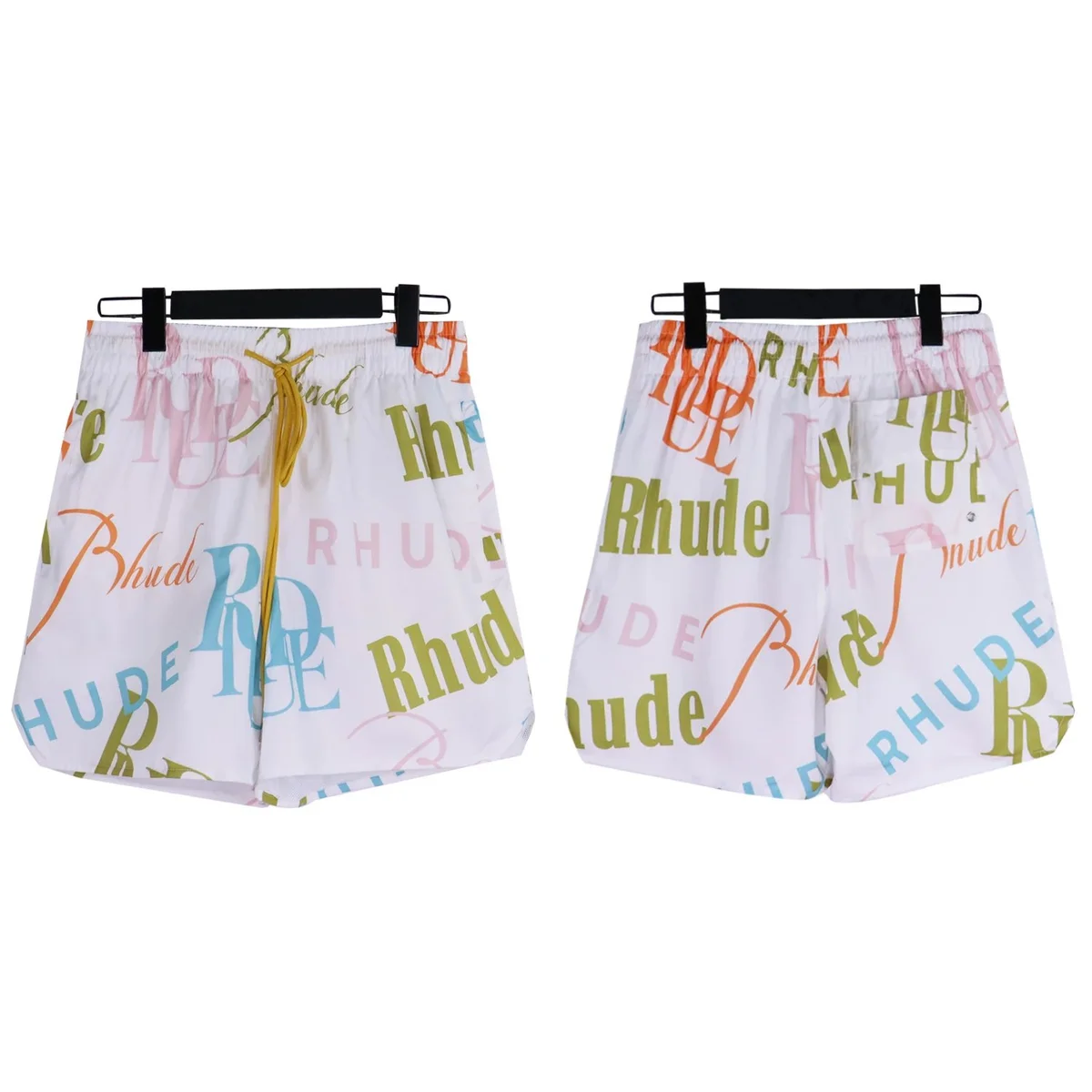 Rhude 18 White Colorful Shorts Casual