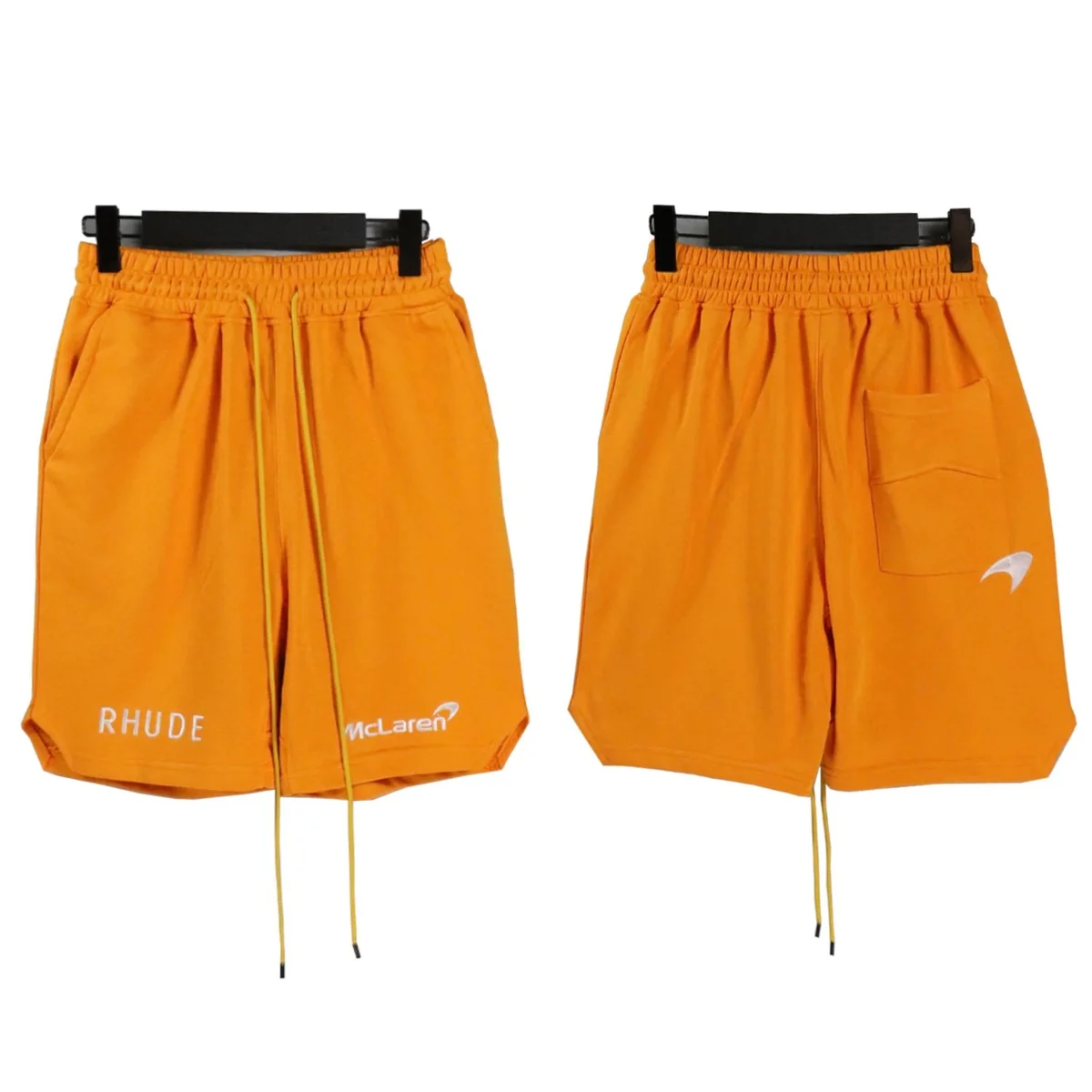 Rhude McLaren Orange Racing Shorts