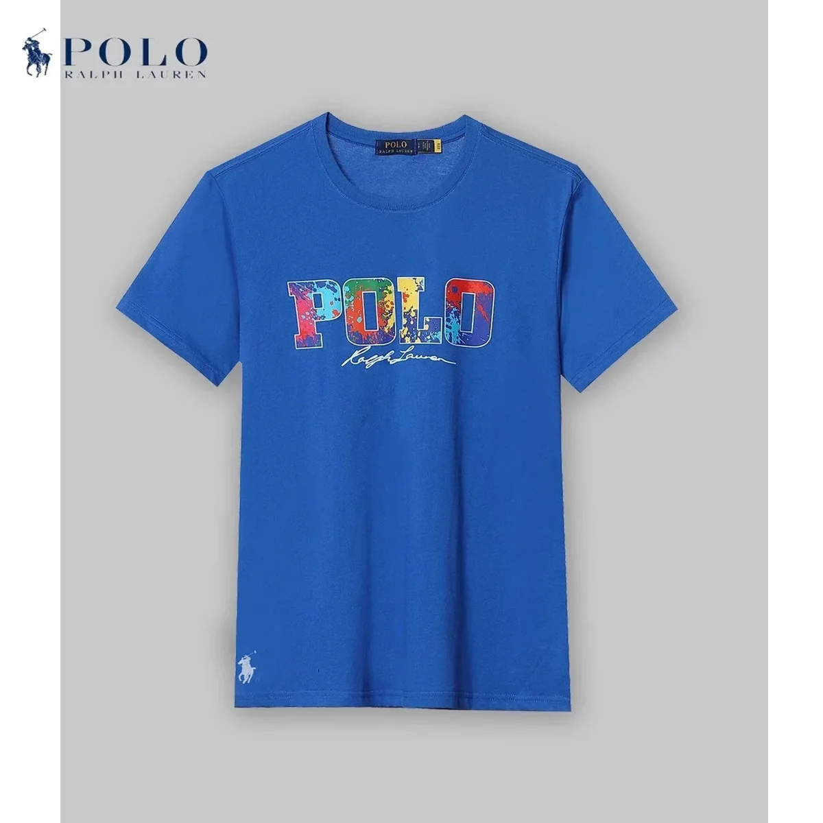 Polo Ralph Lauren POLO Painted T-Shirt Royal Blue T-Shirts
