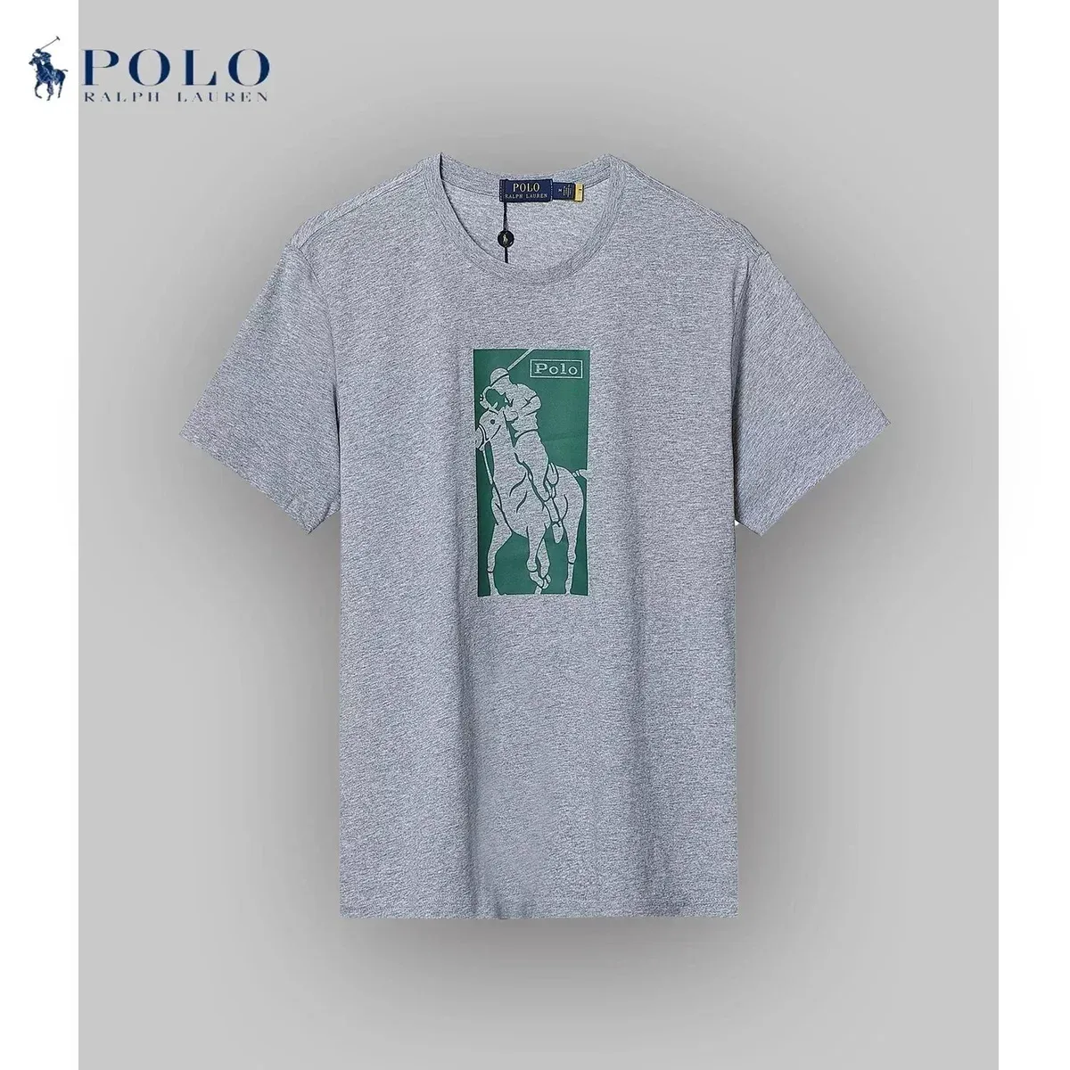 Polo Ralph Lauren Polo Player Graphic T-Shirt Grey