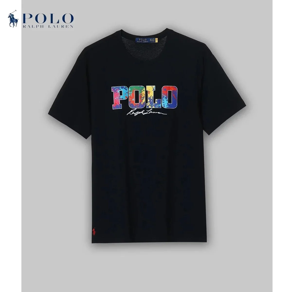 Polo Ralph Lauren POLO Color Block T-Shirt Black