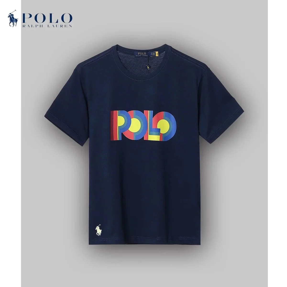 Polo Ralph Lauren POLO Color Block T-Shirt Navy